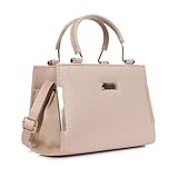 ROSS BROWN Synthetic Leather Women Satchel Bag | Ladies Purse Handbag | Women bags -Mini, beige