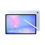 Samsung Galaxy Tab S10 FE w/S-Pen | 128GB, 8GB RAM, Wi-Fi Only | 10.9” LCD, WiFi 6E Android 15 Tablet, 4K Camera | International Model X520 | 25W Fast Charger Bundle (Blue)