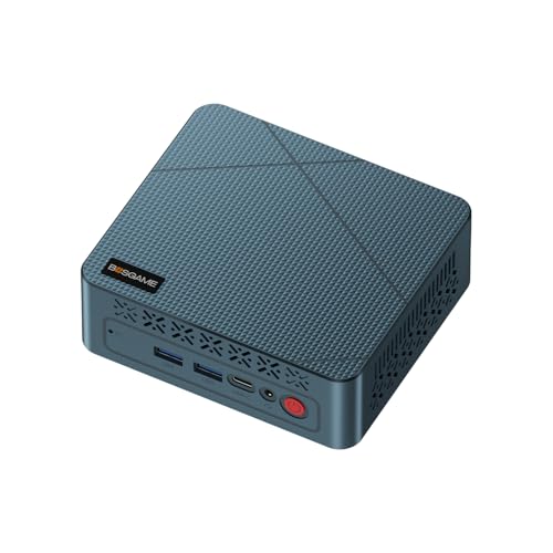 BOSGAME E2 Mini PC, AMD Ryzen 5 3550H (4C/8T up to 3.7GHz), 16GB DDR4, 512GB PCIe SSD, 11 Pro, Triple 4K, WiFi 5/BT 5.2, Gigabit Ethernet, Small Computer, Home & Office & Business