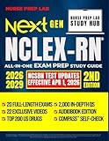 NEXT GENERATION NCLEX-RN® PREP: The stress-free, all-in-one NCLEX-RN® guide: 6+hrs audiobook, 10 full-length exams, 1,000 new CAT questions, memory ... and mindset tips to become an RN fast!