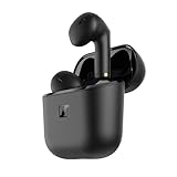 Sennheiser ACCENTUM Open Wireless Earbuds - Open Ear Buds Design, Dynamic Sound & Bluetooth 5.3, IPX4 Splash Protection, 28 Hours Battery Life, USB-C Charging Case, Music, Phone Calls, Travel, Black