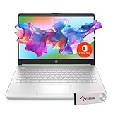 HP 14 Laptop Ultra Thin & Light, Intel N150 Quad-Core Processor, 8G RAM, 128GB SSD, HDMI, USB-C, WiFi 6, SD Card Reader, Microsoft Office 365 Included, Windows 11, Green, XtreDura Accessories