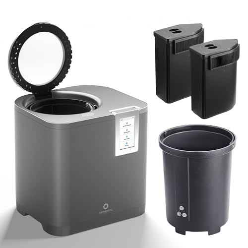 Airthereal Bundle | Revive R800 5L Smart WiFi Electric Kitchen Composter with 2-Spare Filters and 1-Spare Filter - Odorless, Self-Cleaning, 3 Modes for Efficient Composting, Reduces Food Waste by 90%