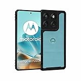 AIBEX Crystal Clear Back Cover Case for Motorola Edge 60 Fusion 5G | 360 Degree Protection | Shock Proof Design | Transparent Back Case for Motorola Edge 60 Fusion 5G | (PC & TPU,Bumper)