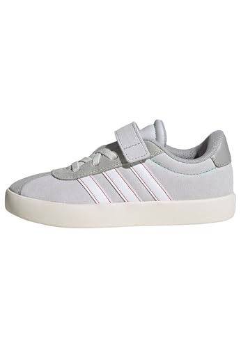 adidas Unisex-Child Vl Court 3.0 Elastic Lace & Strap