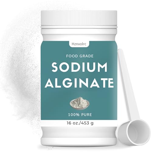 Pure Sodium Alginate and Calucium Lactate Perfect for Making Luxurious Caviar Spheres