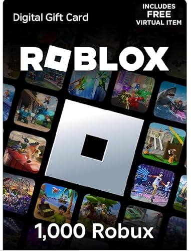 Roblox Gift Code 1000 Roblox Robux 1000 + Bonus Exclusive Virtual Item (Code Only)