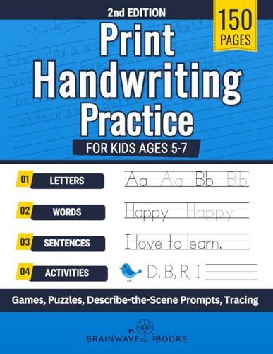 Handwriting Practice For Kids Ages 5-7: Build Confident Handwriting with Repetition, Fun Practice, and Imagination
