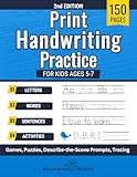 Handwriting Practice For Kids Ages 5-7: Build Confident Handwriting with Repetition, Fun Practice, and Imagination
