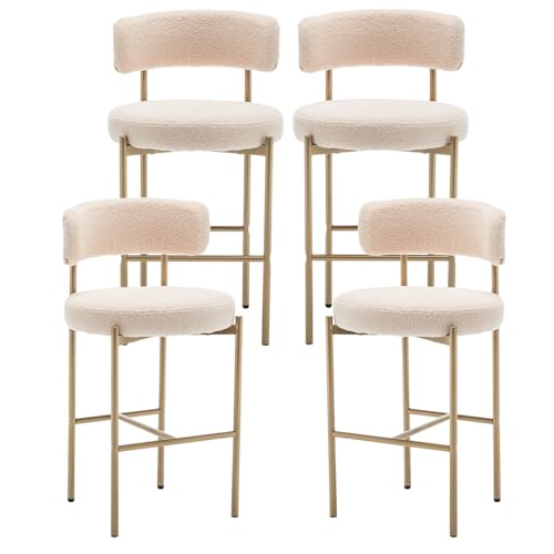 Canxkun Boucle Bar Stools Set of 2