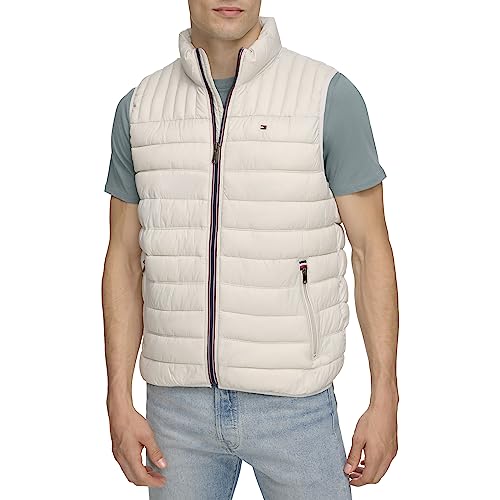 Tommy Hilfiger Men's Lightweight Packable Puffer Vest Jacket