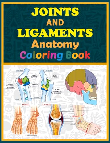 Joints And Ligaments Anatomy Coloring Book: This Will Be Great For Learning Joints And Ligaments Anatomy In Detail. It Will Work As A Helper For Medical Students And Professionals.