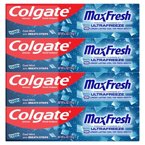 Colgate Max Fresh Whitening Toothpaste with Mini Strips