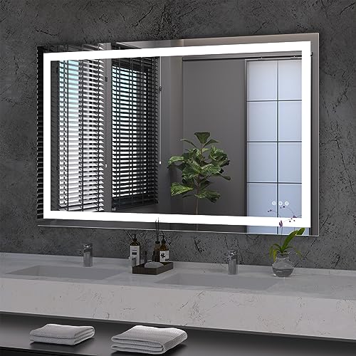 ANTEN LED Bathroom Mirror, Bathroom Mirror with LED Lights, Color Adjustable & Dimmable, Home Decor