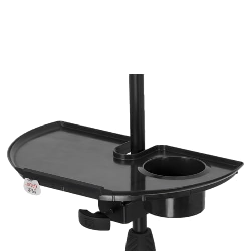 Gator Frameworks Microphone Stand Accessory Tray with Drink Holder