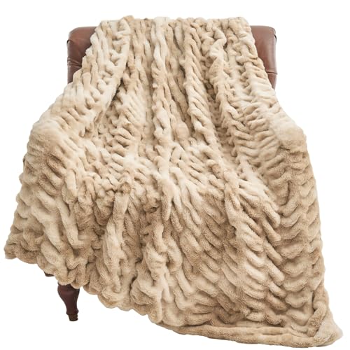 BEDELITE Faux Rabbit Fur Blanket