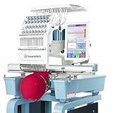Smartstitch S1501 Plus Beast Embroidery Machine with 15 Needles,24"x16" Large Embroidery Area,1200SPM Max Speed,12" Touch Screen, Wifi available, capable of embroidering on Cap, T-shirt, Flat and more