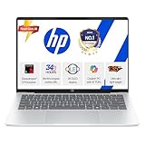 HP OmniBook 5 OLED (Previously Pavilion), Snapdragon X Processor (16GB LPDDR5x, 1TB SSD) 2K, 14''/35.6cm, Win11, M365 Basic(1yr)* Office24, Silver, 1.35kg, he0015QU, Light-Weight, Next-Gen AI Laptop