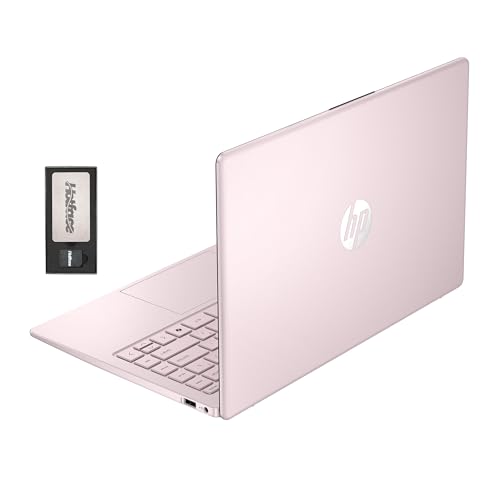 HP Stream 14" HD BrightView Laptop, Intel Celeron N150, 16GB RAM, 288GB Storage (128GB eMMC + 160GB Docking Station Set), Intel UHD Graphics, 720p Webcam, Wi-Fi, 1 Year Office 365, Win 11 S, Pink