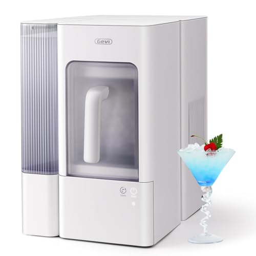 Gevi Nugget Ice Maker, 40lbs/24H Pellet Chewable Ice Machine with Self-Cleaning & 1 Gallon Portable Side Tank, Sonic Ice Maker for Home, Kitchen, Party & Office - Great Gift