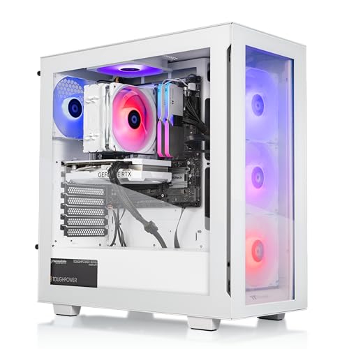 Thermaltake LCGS View 1460TS-350 Gaming Desktop (Intel Core™ i7-14700F, 32GB 6000MT/s DDR5 RGB Memory, NVIDIA GeForce® RTX 5060 Ti, 1TB NVMe M.2, WiFi, Windows 11) V35S-B76S-56T-LCS
