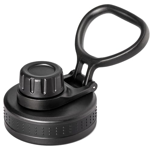 Prurex Replacement Spout Lid for Hydro Flask Wide Mouth Bottles (12/16/18/22/32/40/64oz) – 2.28" Leak-Proof Sports Cap Accessory, Secure Fit