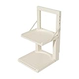 Fenteer Cabinet Organizer Shelf Adjustable for Small Appliance Counter Storage Shelf