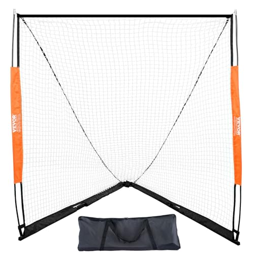 VEVOR Portable Lacrosse Goal - Complete Training Accessory Set with Extended Coverage for Youth and Adults