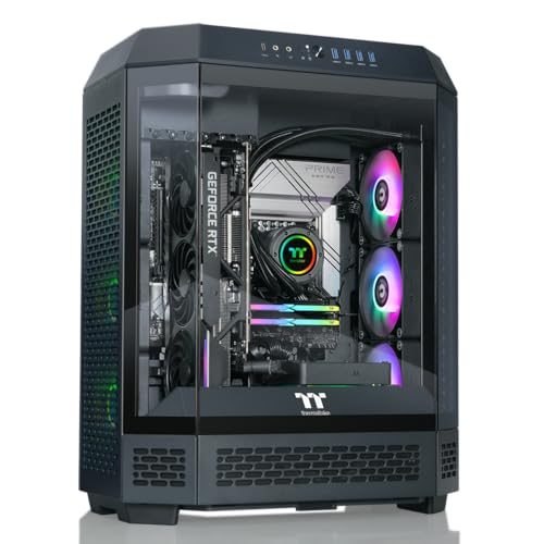 Thermaltake LCGS Reactor 9590 Gaming Desktop (AMD Ryzen™ 9 9950X3D, ToughRam 32GB DDR5 6000MT/s RGB Memory, NVIDIA® GeForce RTX™ 5090, 2TB NVMe M.2, WiFi, Windows 11) T6BK-X87B-590-LCS
