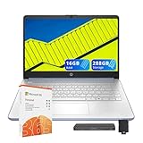 HP Flagship 14" HD Student&Business Laptop W/1 Year Office 365&AI-Copilot, Intel N150 CPU(Beats i3-1115G4), 16GB RAM, 288GB Storage (128GB UFS + 160GB Docking Set), Webcam, Bluetooth, Win 11s, Blue