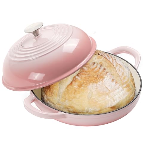 Enameled Round Cast Iron Bread Oven