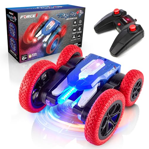 Force1 Tornado LED Remote Control Crawler Car for Kids