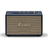 Marshall Acton III Bluetooth Home Speaker - Plug-in Bluetooth Speaker | Loud Stereo Sound with Bass and Treble Controls | 3.5 mm Aux Input - Midnight Blue