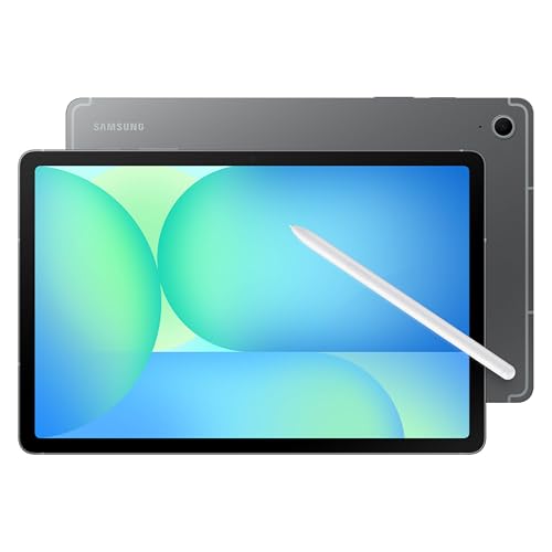 Samsung Galaxy Tab S10 FE 5G Ai with S-Pen, 128GB + 8GB, SM-X526 10.9" 13MP Camera 10,090 mAh, Factory Unlocked SM-X526BZAATPA (Gray)