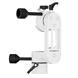 SVBONY SV225 Mini Alt-Azimuth Mount, Adjustable Telescope Alt-Azimuth Mount, No Return No Empty Travel Design, CNC Hollow Structure, Lightweight and Portable Altazimuth for Astronomy Beginners