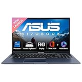 ASUS Vivobook 15,13th Gen,Intel Core i7-13620H(Intel UHD iGPU/16GB RAM/1TB SSD/FHD/15.6"/60Hz/Backlit Keyboard/42Whr/Windows 11/M365 Basic (1Year)*/Office Home 2024/Quiet Blue/1.7 Kg)X1502VA-BQ1298WS