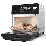 Nuwave PFAS-Free Steam Oven & Air Fryer, All-in-One Convection Cooker with Precision Steam Control, Toast, Air Fry, Sous Vide, Steam & More, Juicier Meats, 120 Presets, 50–450°F, Stainless Steel