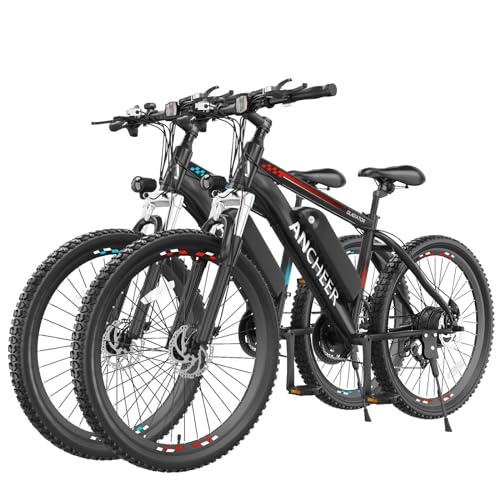 ANCHEER Electric Bike for Adults, Peak 750W Ebike, 3H Fast Charge, 50 Miles, 22MPH Electric Bicycle, 48V 499Wh Battery, 26" Gladiator Electric Mountain Bike, 21Speed, UL2849 Compliant