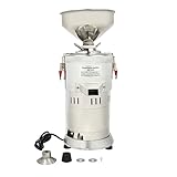 Peanut Butter Maker Machine, 1100W 110V 33lb/h Electric Specialty Food Grinder Stainless Steel Sesame Nut Groundnut Almond Sauce Grinder Kitchen Dining Small Appliances for Home/Commercial Silver