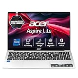 acer Aspire Lite, 13th Gen, Intel Core i7-13620H Processor, 16GB RAM, 512GB SSD, Full HD IPS,15.6"/39.62 cm, Windows 11 Home,MS Office Pure Silver, 1.70 kg, AL15-52H, Backlit kB,Thin and Light Laptop