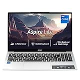 Acer Aspire Lite,12th Gen, Intel Core i7 12650H, 16 GB RAM, 512 GB SSD, Full HD IPS, 15.6"/39.62 cm, Windows 11 Home, MS Office, Pure Silver, 1.70 KG, AL15-52H, Backlit Keyboard, Thin and Light Laptop
