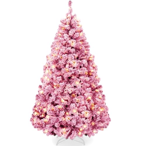 Best Choice Products Pre-Lit Artificial Christmas Tree Holiday Décor