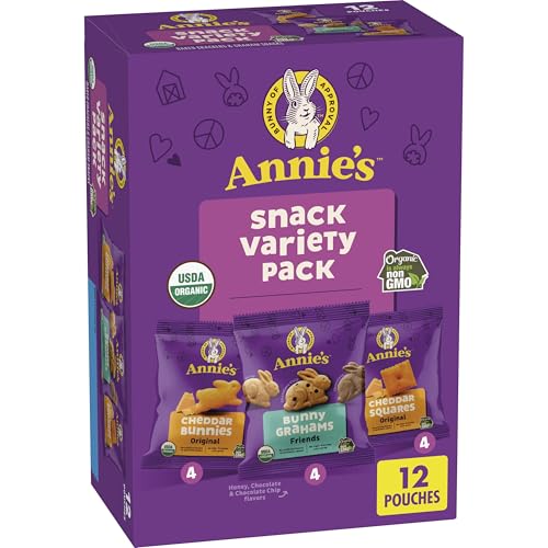 Annie's Homegrown Annie ' S Variety Pack Cheddar Bunnies Bunny Grahams Squares