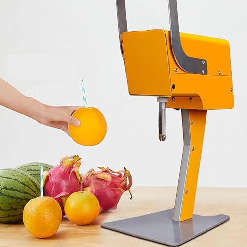 Dfdieratve Electric Citrus Juicer Stainless Steel | Commercial Orange Juice Squeezer for Oranges, Lemons, and Limes | Easy to Clean, No Need to Peel, Countertop Small Kitchen Appliance
