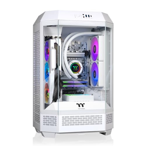 Thermaltake LCGS Reactor 7696XS Gaming Desktop (AMD Ryzen™ 5 7600X, 32GB 6000MT/s DDR5 RGB Memory, AMD Radeon™ RX 9060 XT 16GB, 2TB NVMe M.2, WiFi, Windows 11) T3WT-B650-96X-LCS
