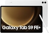 SAMSUNG Galaxy Tab S9 FE+ Plus w/S-Pen (128GB, 8GB, Wi-Fi Only) 12.4" WiFi 6 Android Tablet, 4K Camera, International Model - X610 (Silver)