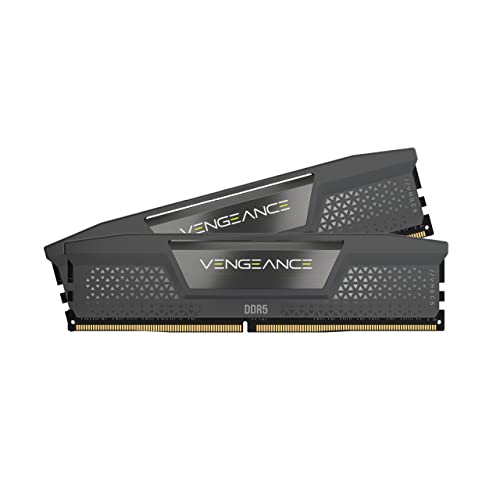 Corsair Vengeance DDR5 32GB (2x16GB) DDR5 6000MHz CL36 AMD Expo Intel XMP iCUE Compatible Computer Memory – Gray (CMK32GX5M2E6000Z36)