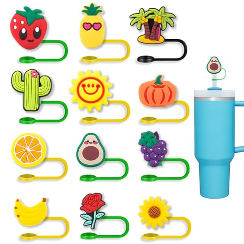 Nurse Straw Toppers for Stanley Cup 30&40 Oz, Tumbler, Water Bottle Silicone Straw Covers Fit 9-11 mm Reusable Straws, Cute Nurse Gifts