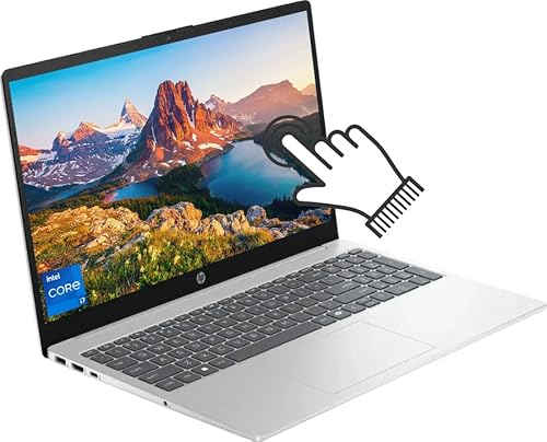 HP 15.6" FHD Touchscreen Laptop, Intel Core i7-1355U(Up to 5.0 GHz), 32GB RAM, 1TB NVMe SSD, Wi-Fi 6, Numeric Keypad, Fast Charge, Webcam, Type-C, Windows 11 Home, w/BWE Accessories