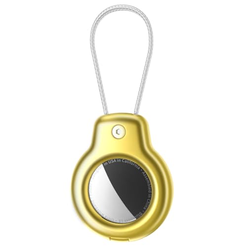 SPGUARD Compatible with Apple AirTag Secure Holder with Wire Cable